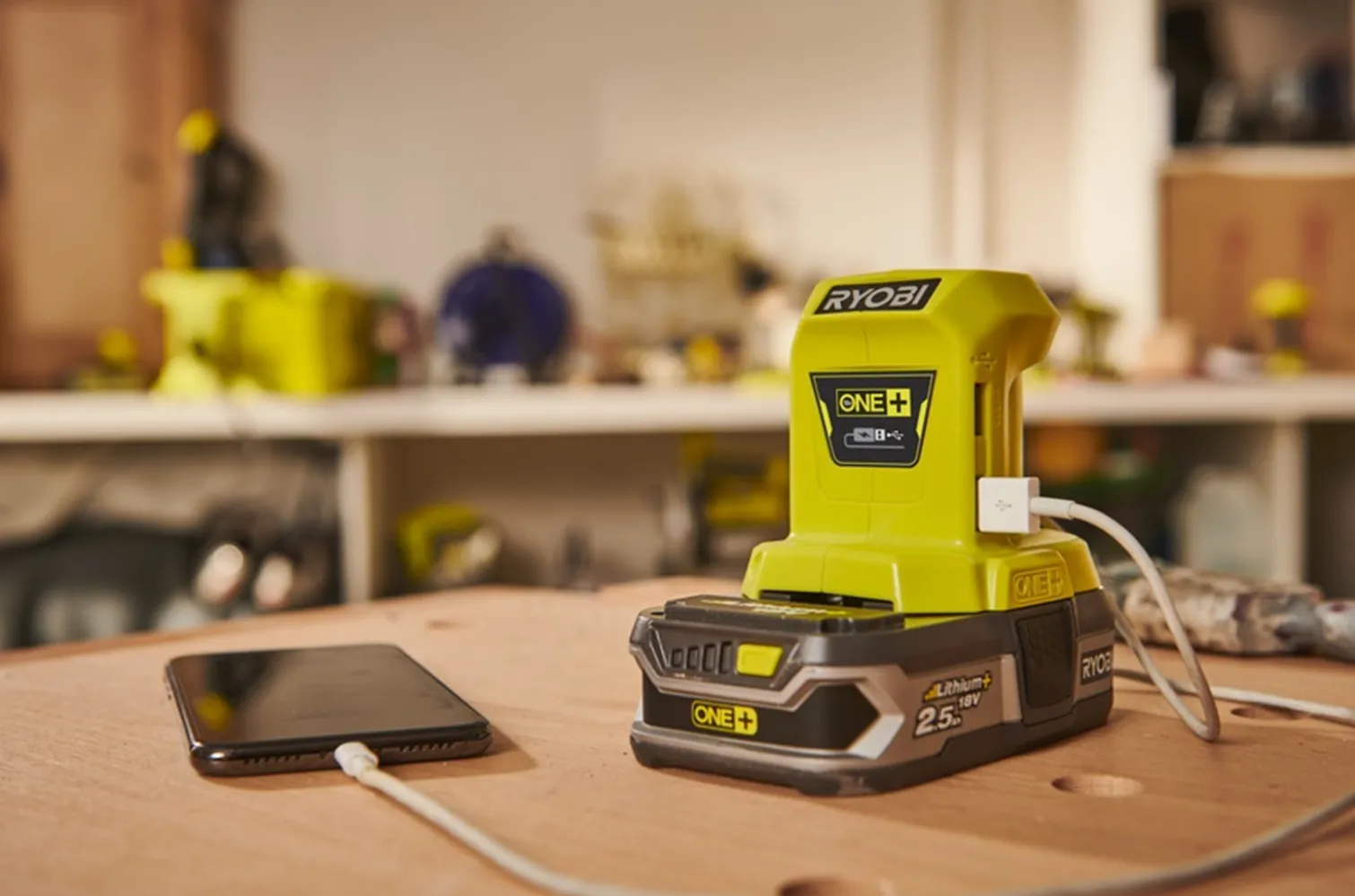 Ładowarka USB Ryobi ONE+ R18USB-0