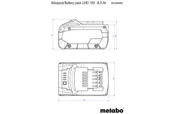 Akumulator Metabo LiHD 18V 8,0Ah