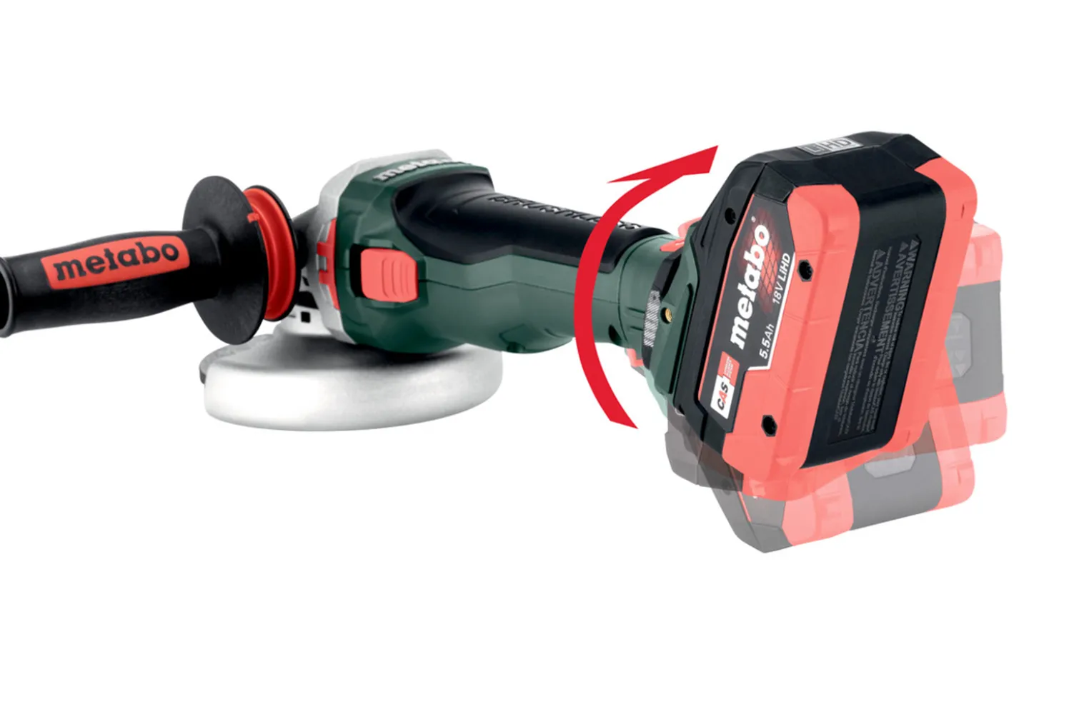 Akumulatorowa szlifierka kątowa Metabo WB 18 LTX BL 15-125 Quick