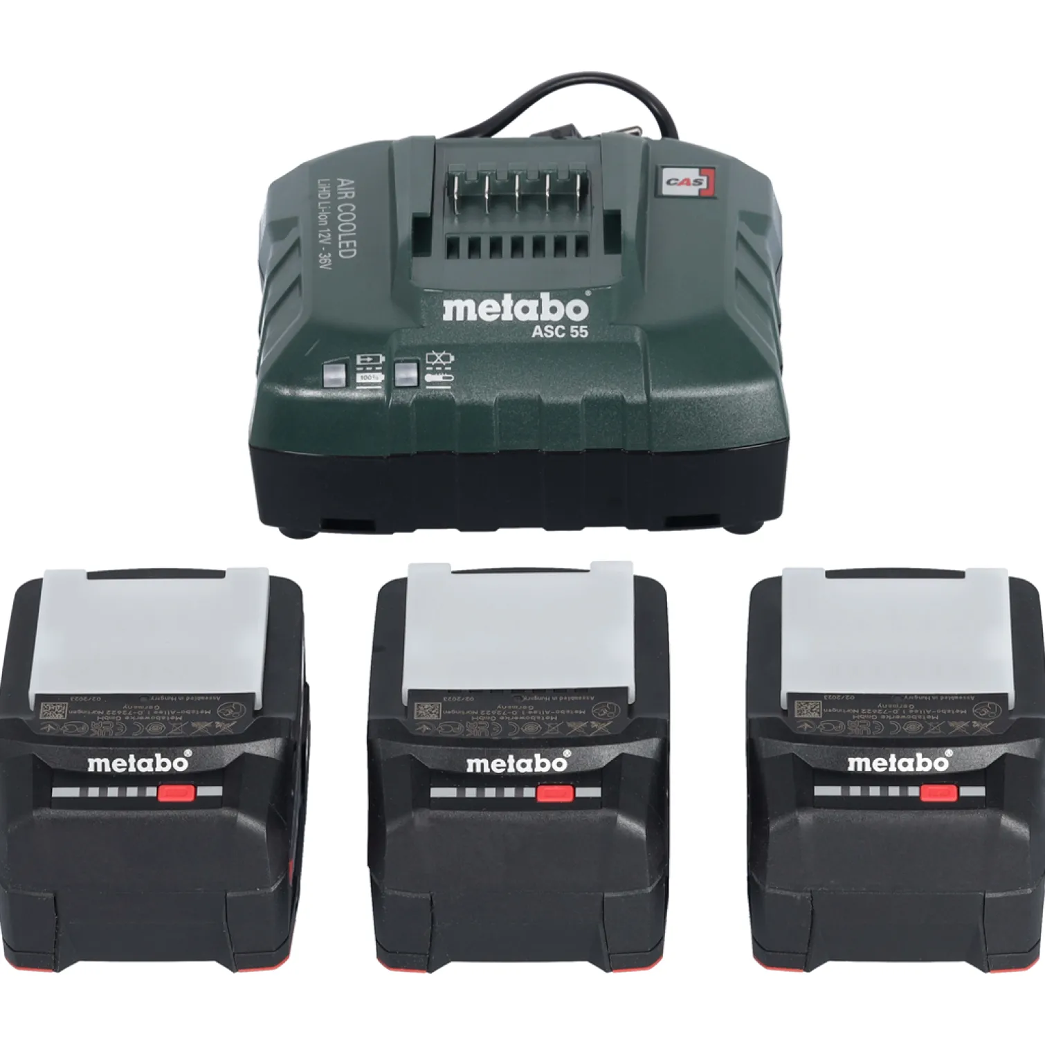 Akumulator 18V 4.0Ah (3szt.) + ładowarka Metabo 685049000