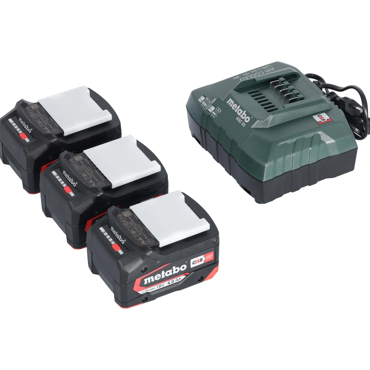 Akumulator 18V 4.0Ah (3szt.) + ładowarka Metabo 685049000