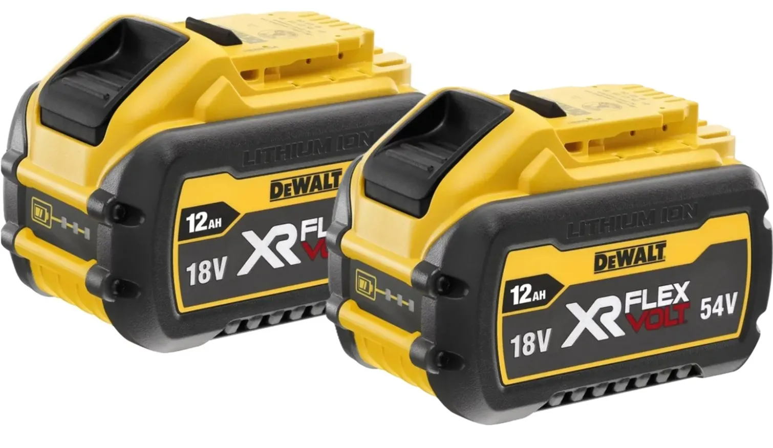 2 akumulatory 54V 4.0Ah / 18V 12.0Ah DeWalt FLEXVOLT DCB548Y2