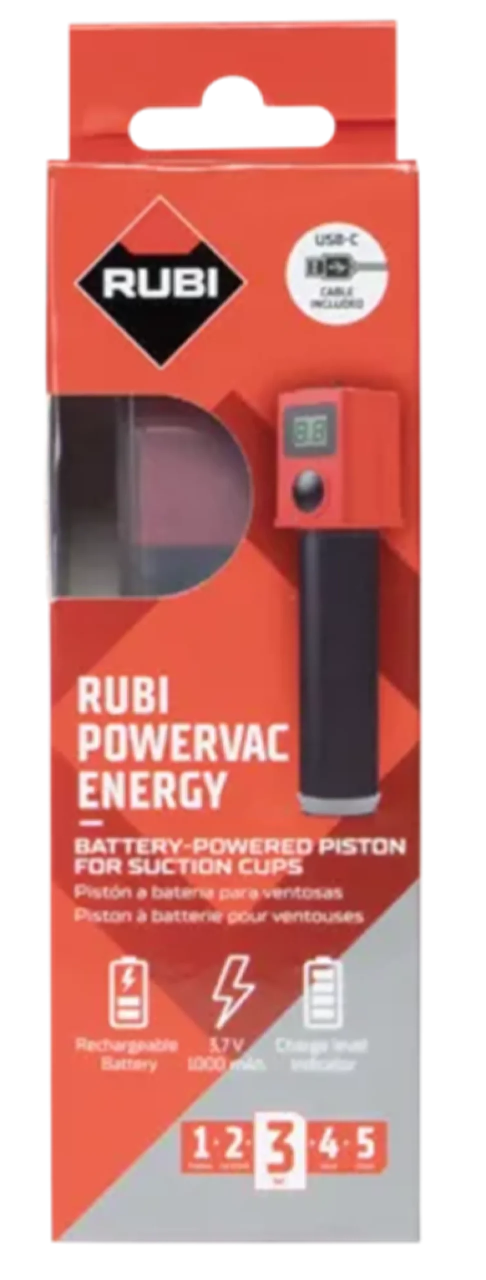 Automatyczny tłoczek USB Rubi POWERVAC ENERGY