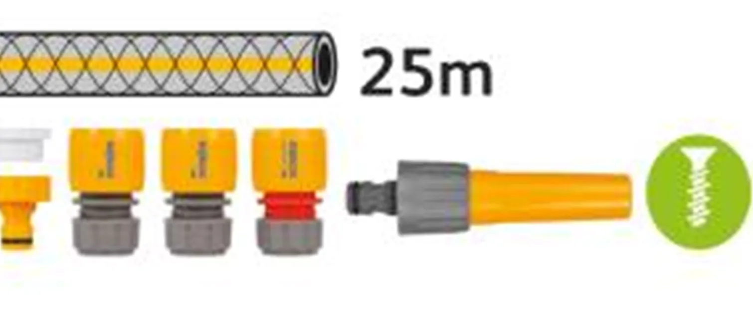 Bęben z wężem 1/2" 25m i zraszaczem Hozelock 2431R