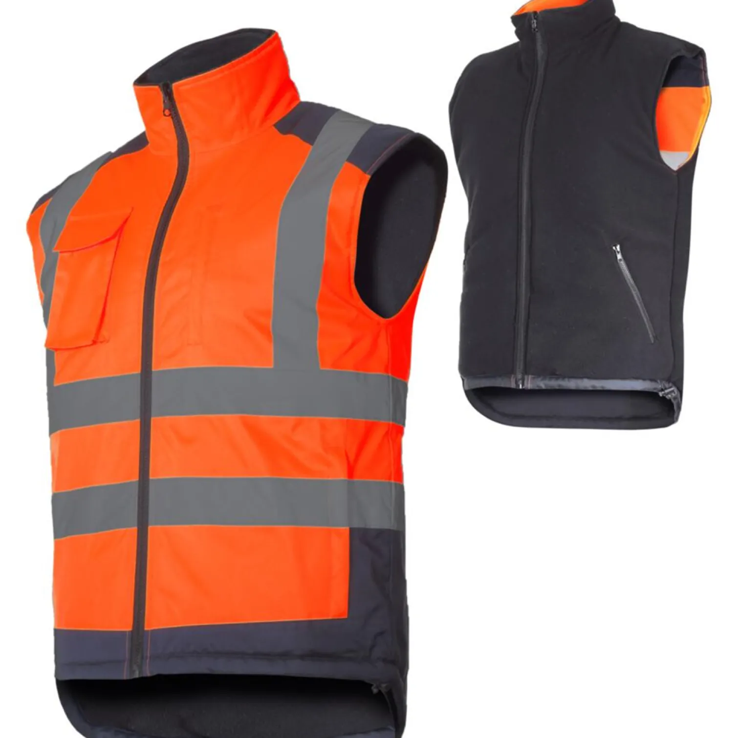 Bezrękawnik dwustronny ostrzegawczy Lahti Pro L413140
