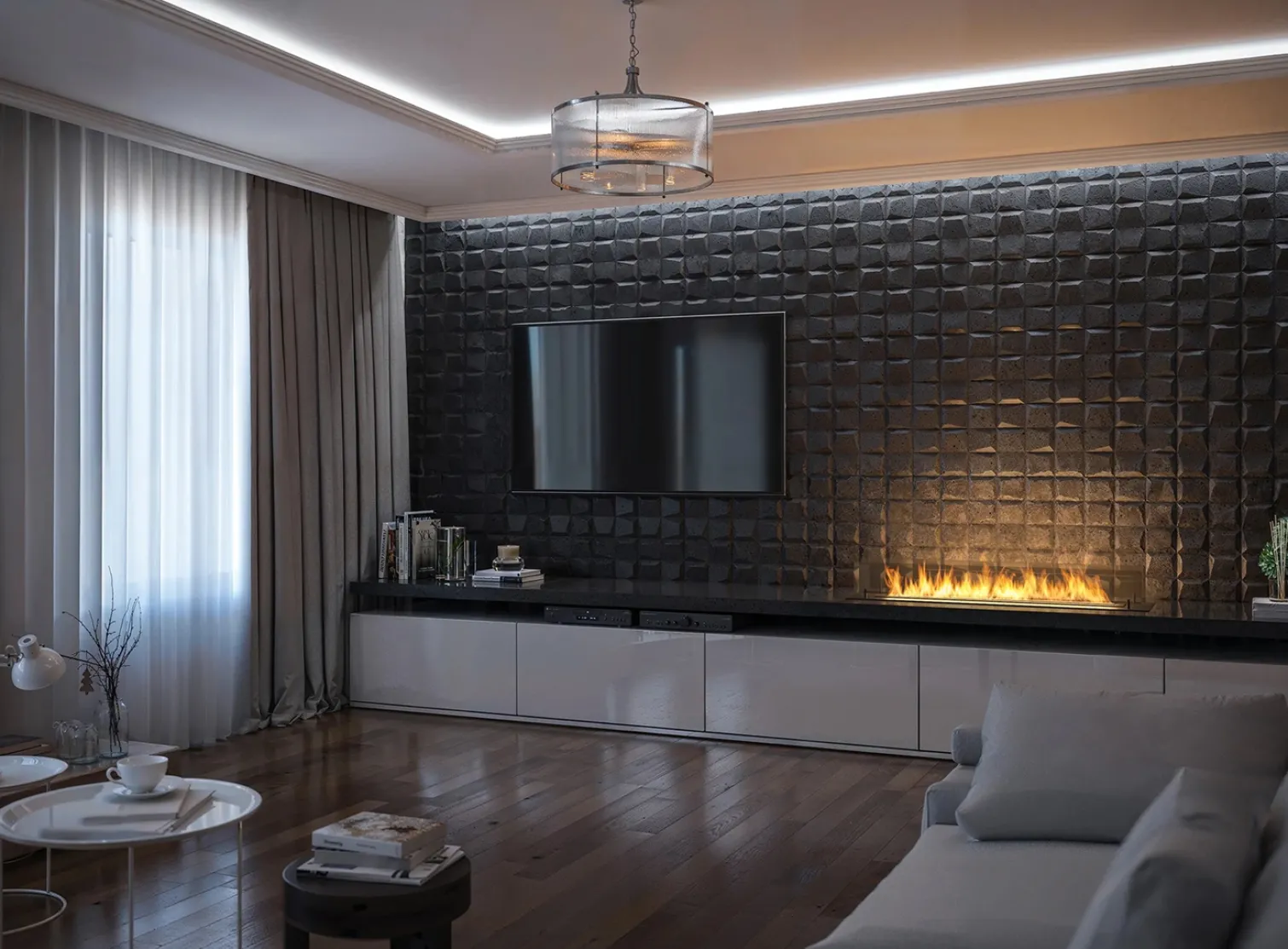 Biokominek do zabudowy Infire INSERT BLACK 1200