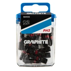 Bity udarowe PH3x25mm, 20szt. Graphite 56H532