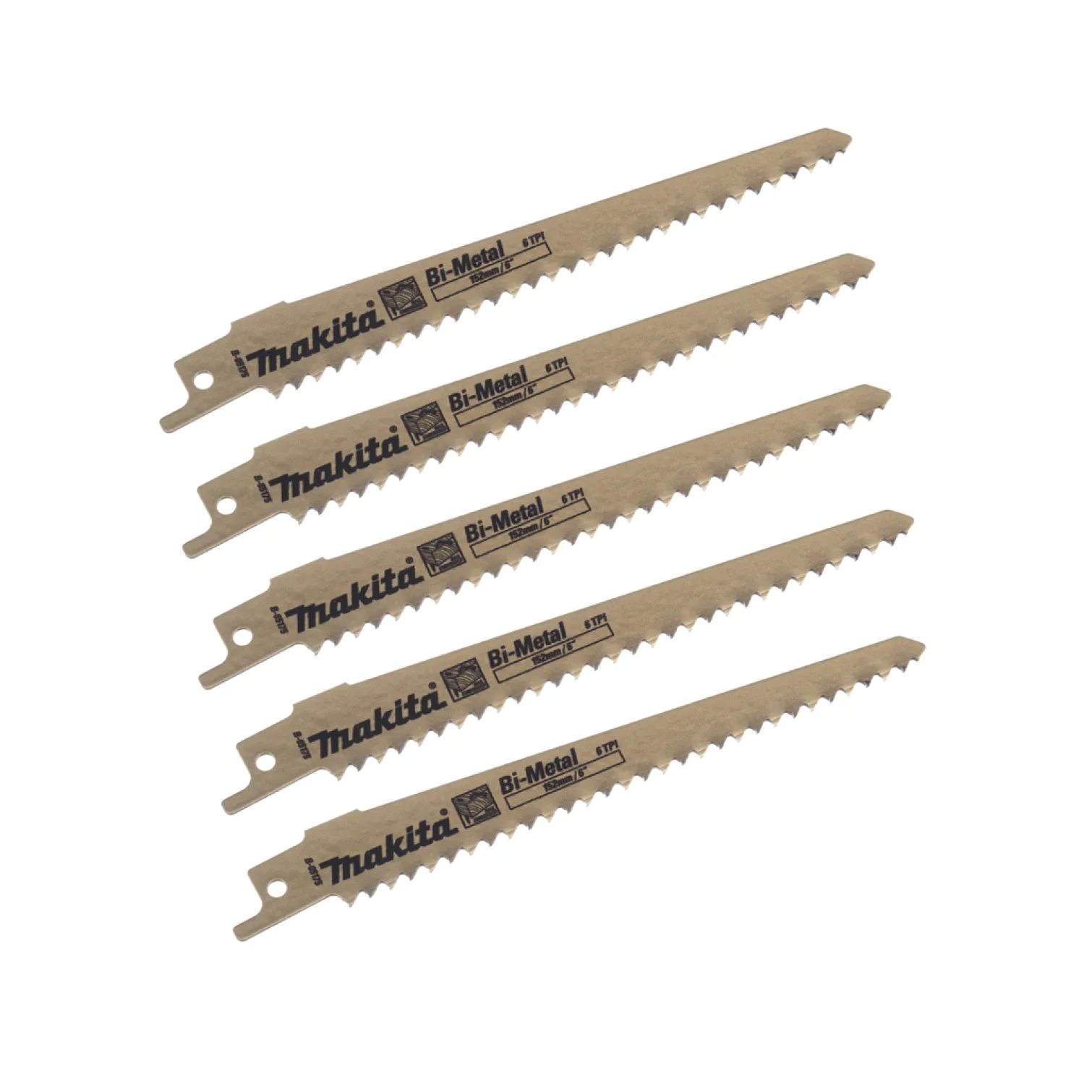 Brzeszczot do pił posuwowych bimetalowy 152mm, 6 zębów/cal Makita b-05175
