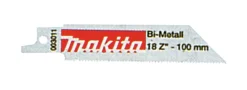 Brzeszczot do pił posuwowych bimetalowy 100 mm, 18 zębów/cal, 5 sztuk Makita p-04874