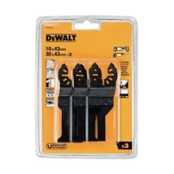Brzeszczoty do drewna, drewna z gwoździami, płyt G-K i PCV (3szt.) DeWalt DT20713