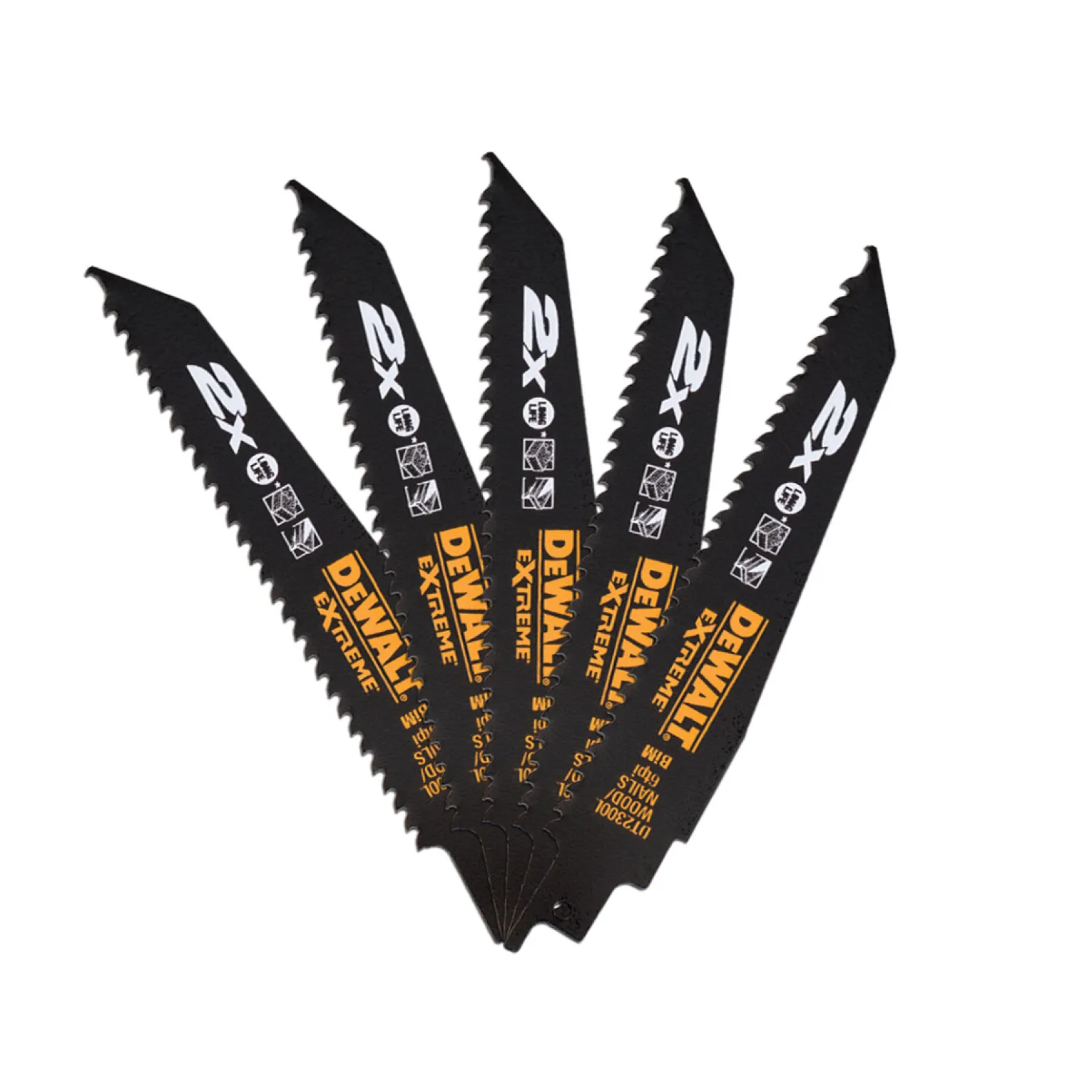 Brzeszczoty do drewna 5szt. DeWalt DT2300L