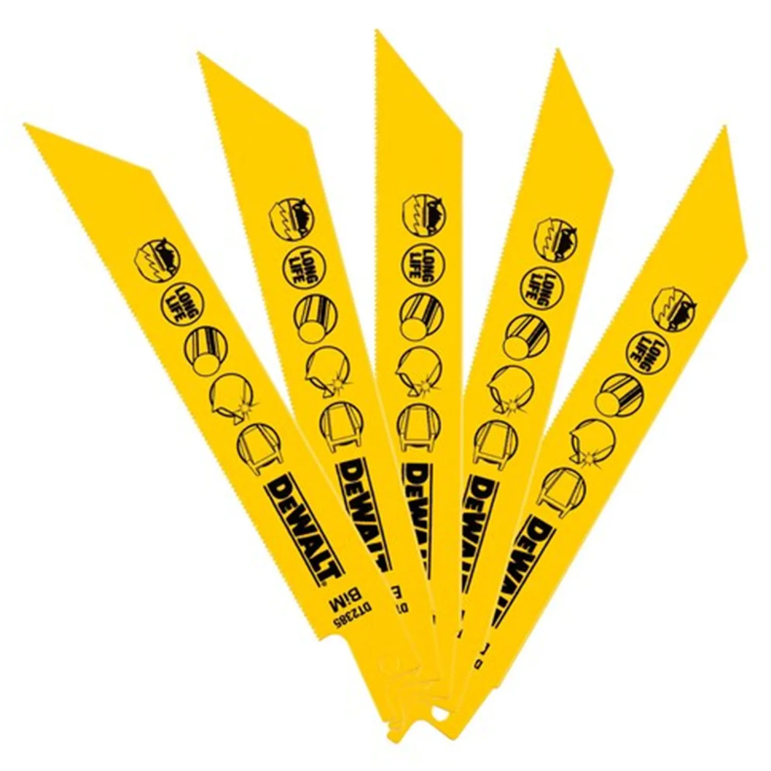 Brzeszczoty do pilarek szablowych DeWalt DT2385
