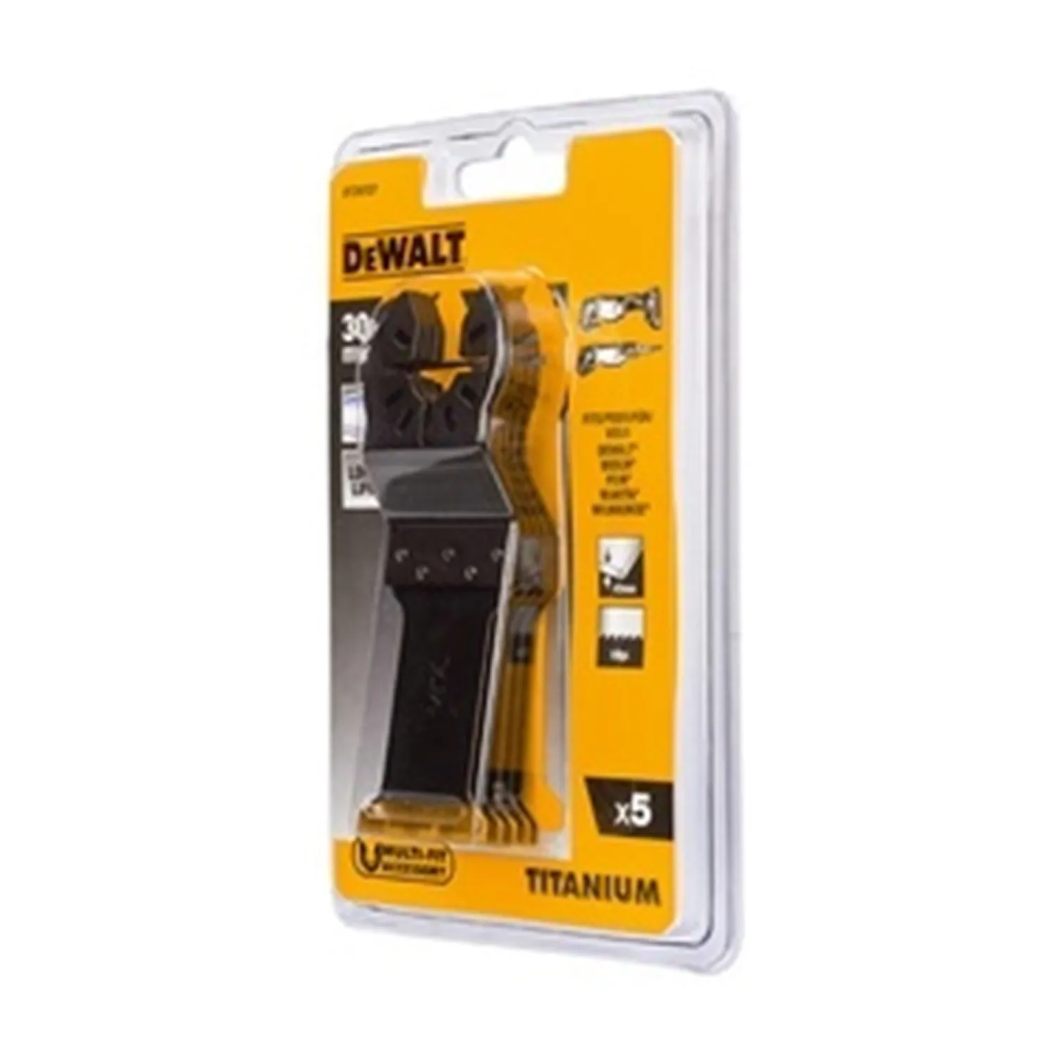 Brzeszczot z powłoka tytanową 30x43mm (5 szt.) DeWalt DT20727