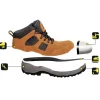 Buty bezpieczne T3, zamsz, rozm:47, kat.S1 SRC, kompoz Dedra BH9T3V-47