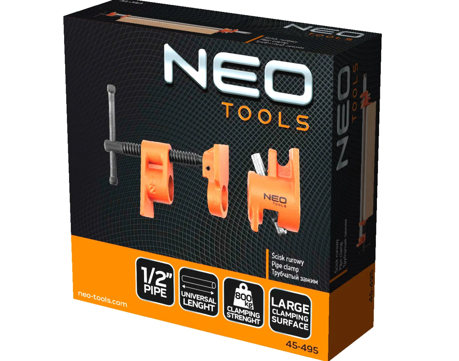 Ścisk rurowy 1/2" Neo 45-495