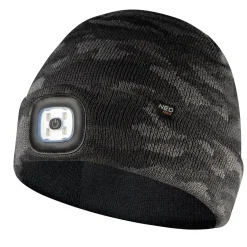 Czapka z latarką LED Neo 81-632