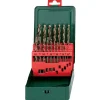19-częściowy, promocyjny zestaw wierteł HSS-CO Metabo 627157000