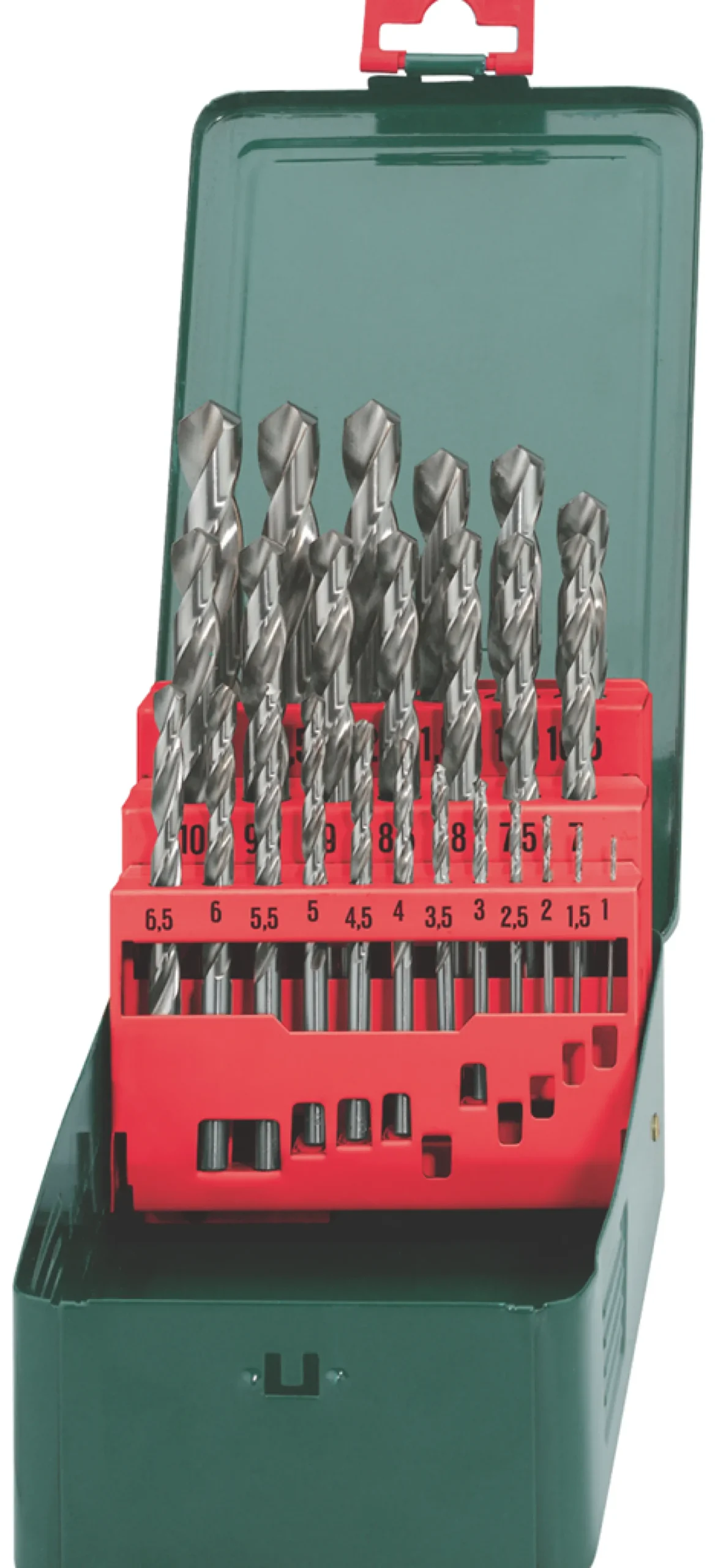 25-częściowy, promocyjny zestaw wierteł HSS-G Metabo 627154000