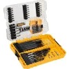 57-częściowy zestaw bitów i wierteł do drewna DeWalt DT70758