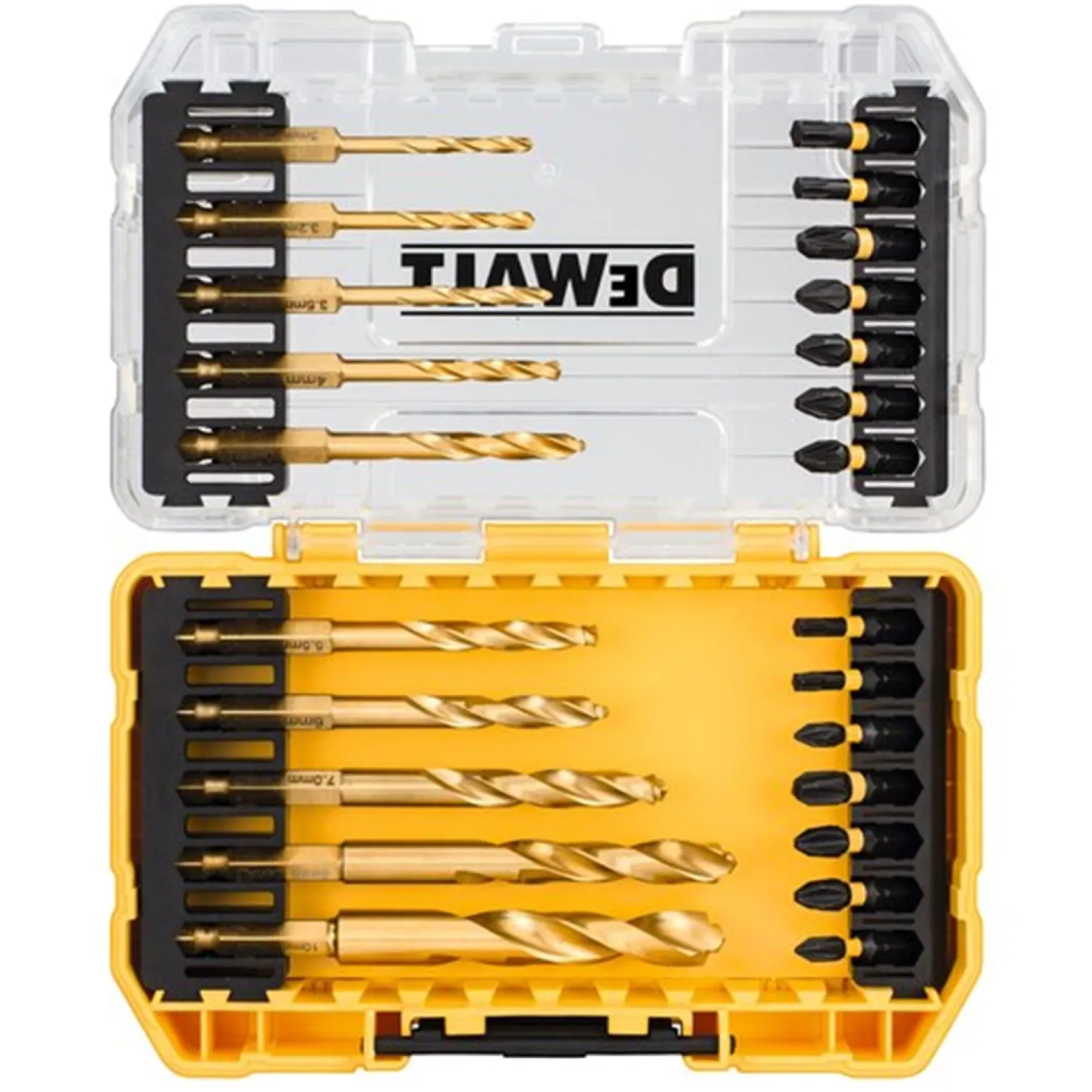 24-częściowy zestaw bitów i wierteł do metalu DeWalt DT70748T