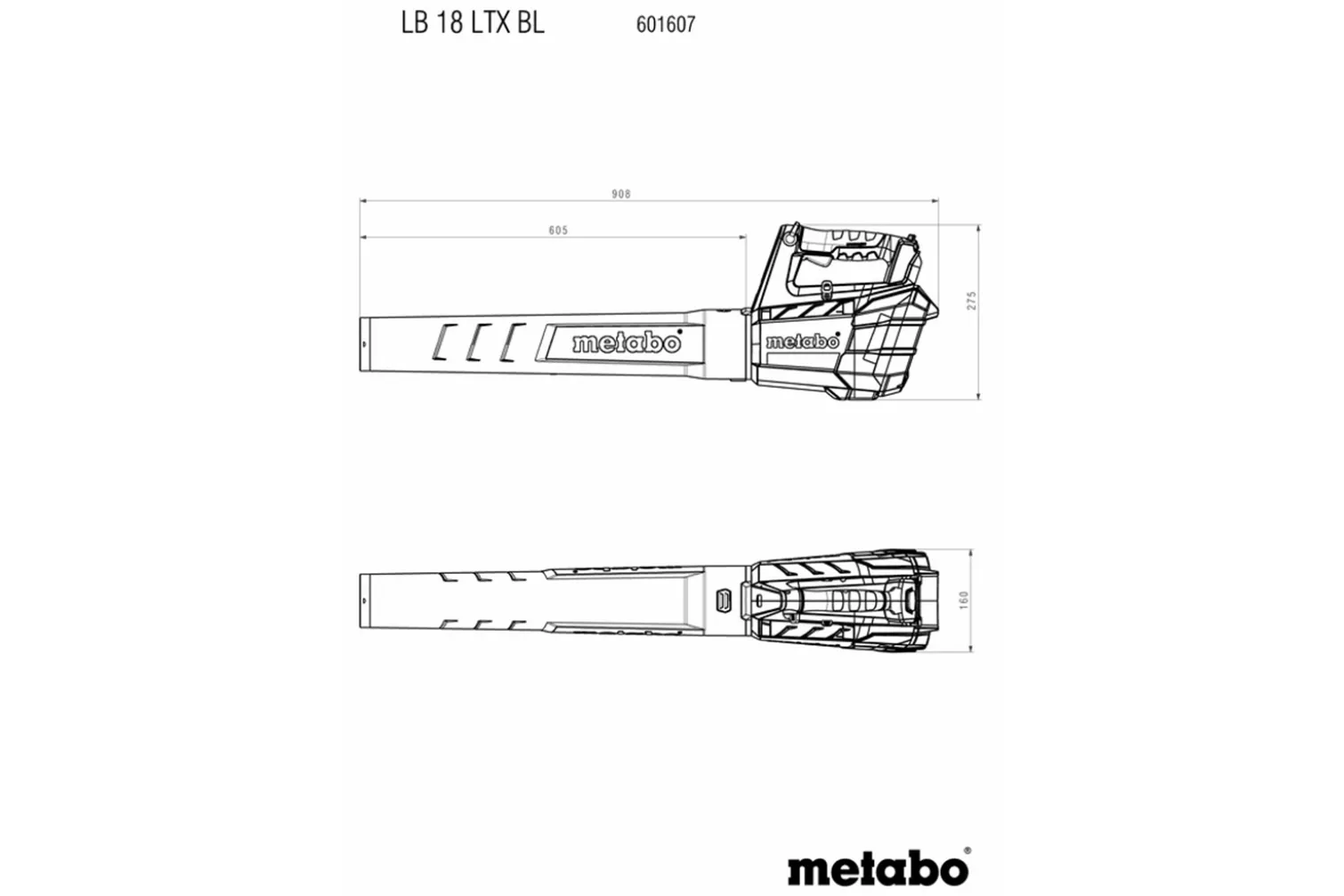 Dmuchawa Metabo LB 18 LTX BL