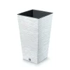 Doniczka FURU SQUARE - biały Prosperplast DFSH400-S449