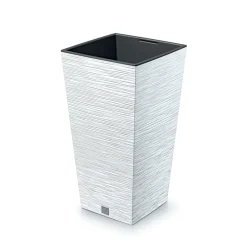 Doniczka FURU SQUARE - biały Prosperplast DFSH400-S449