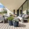 Doniczka Milly-antracyt Prosperplast DBMLR300-S433
