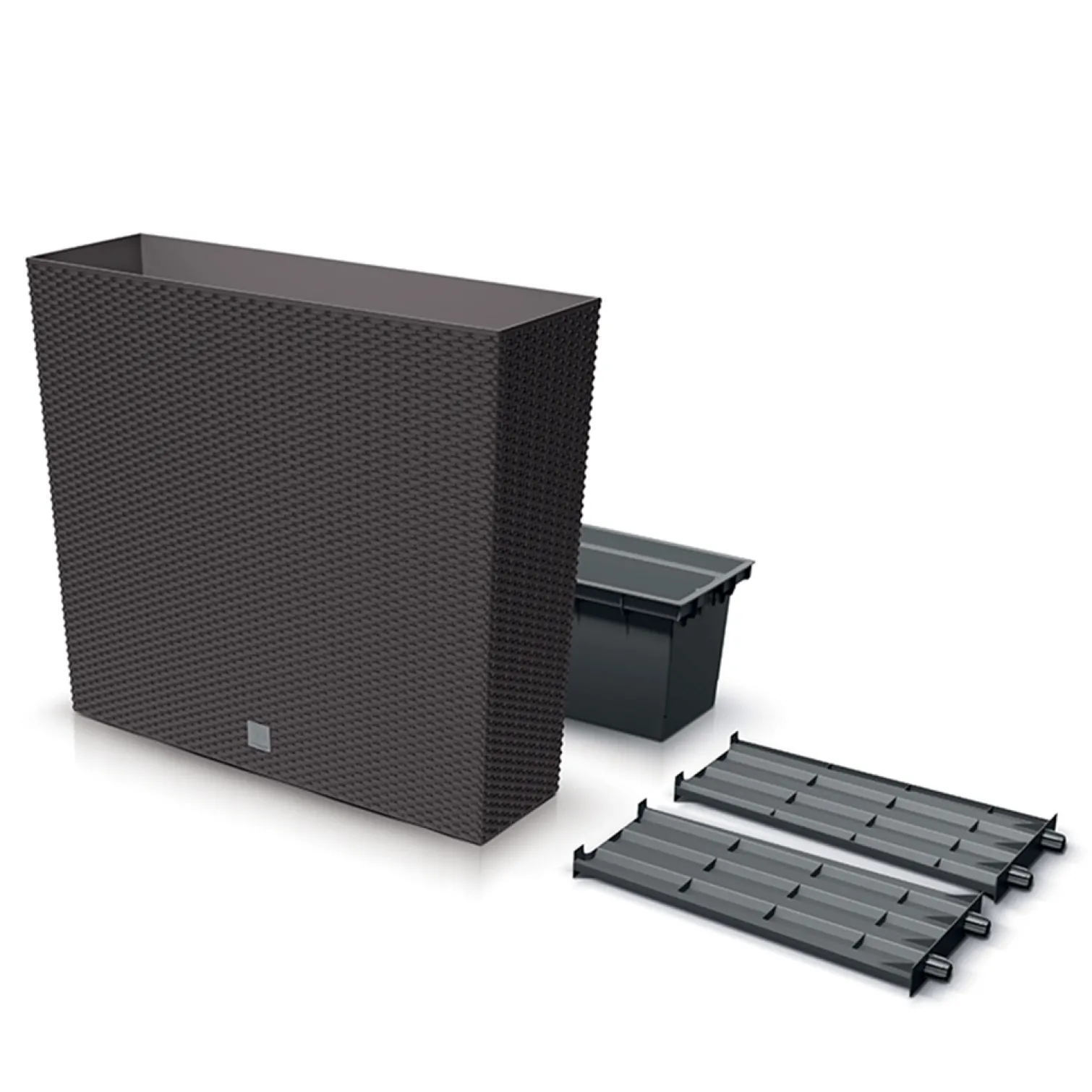Doniczka RATO CASE MIDDLE - umbra Prosperplast DRC800M-440U