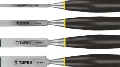 Dłuta 6-24mm, zestaw 4szt. Topex 09A310