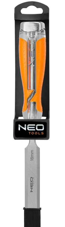Dłuto 18 mm, CRV, uchwyt dwukomponentowy Neo 37-918