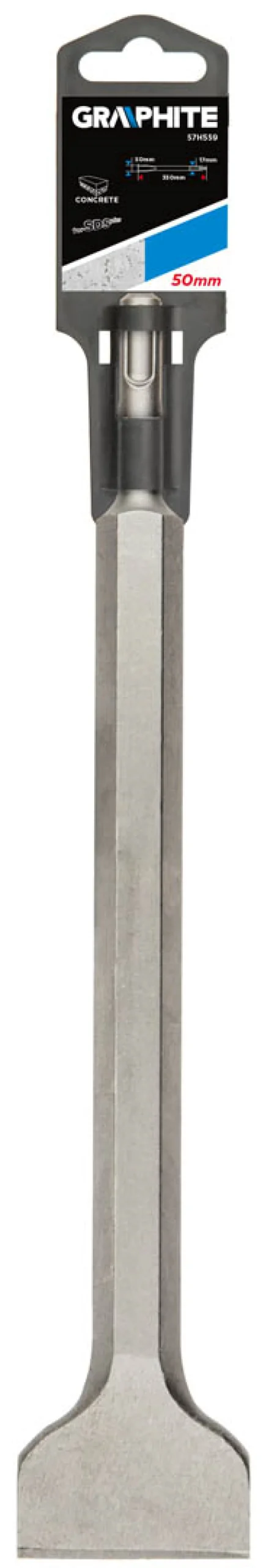 Dłuto SDS Plus 50x17x350mm Graphite 57H559