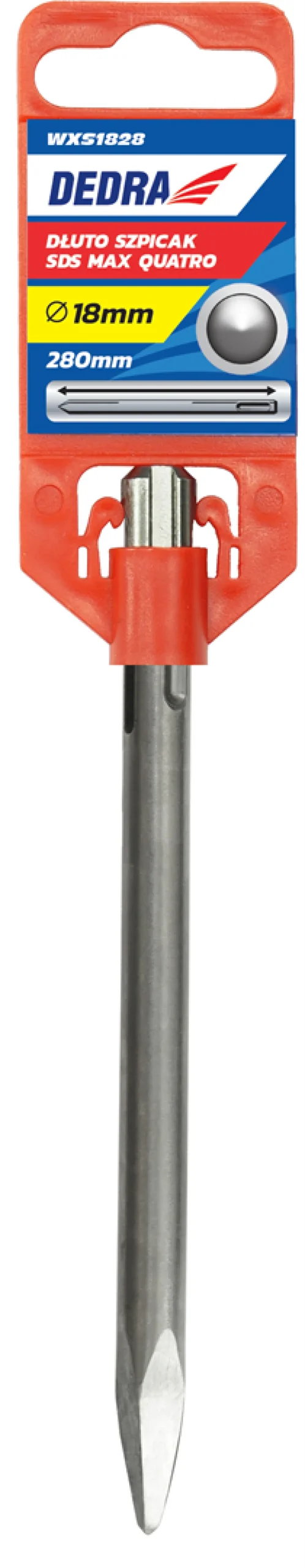 Dłuto szpicak SDS MAX 18x400mm Dedra WXS1840