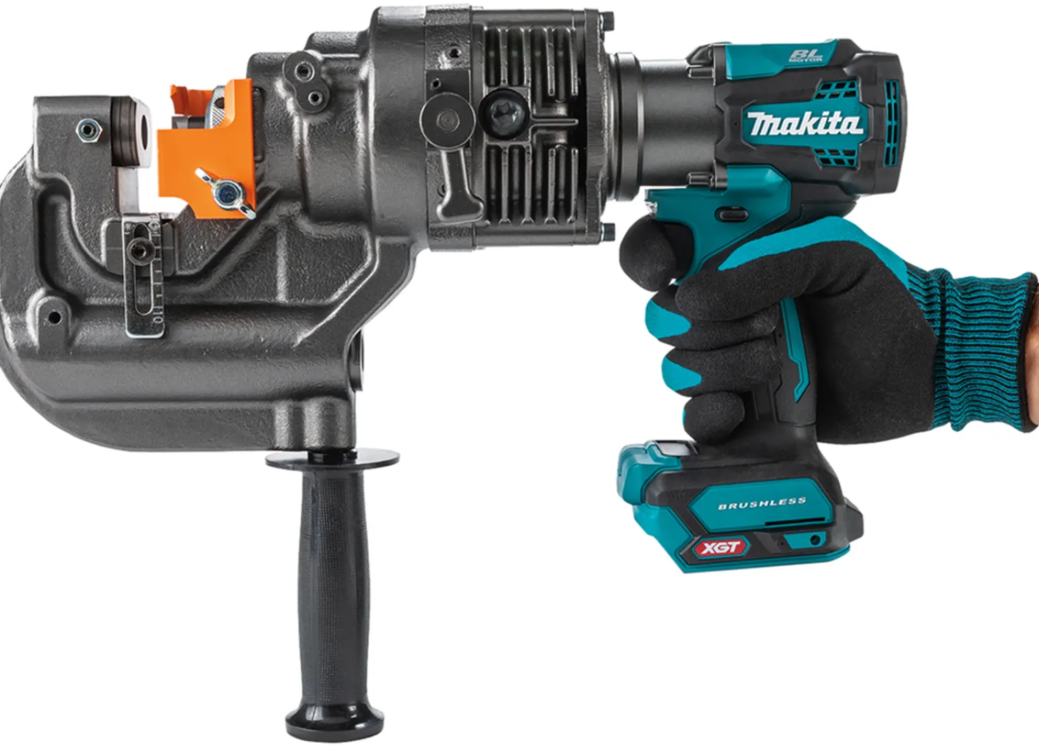 Dziurkarka akumulatorowa do metalu Makita XGT PP001GZK