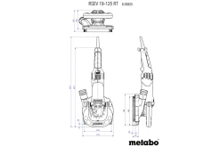 Frezarka do renowacji Metabo RSEV 19-125 RT