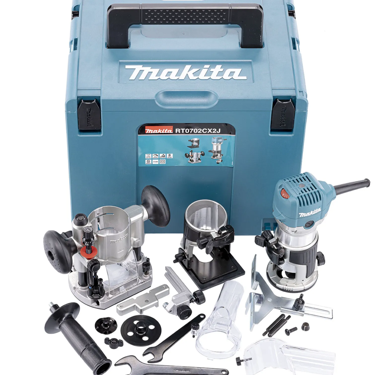 Frezarka krawędziowa Makita RT0702CX2J