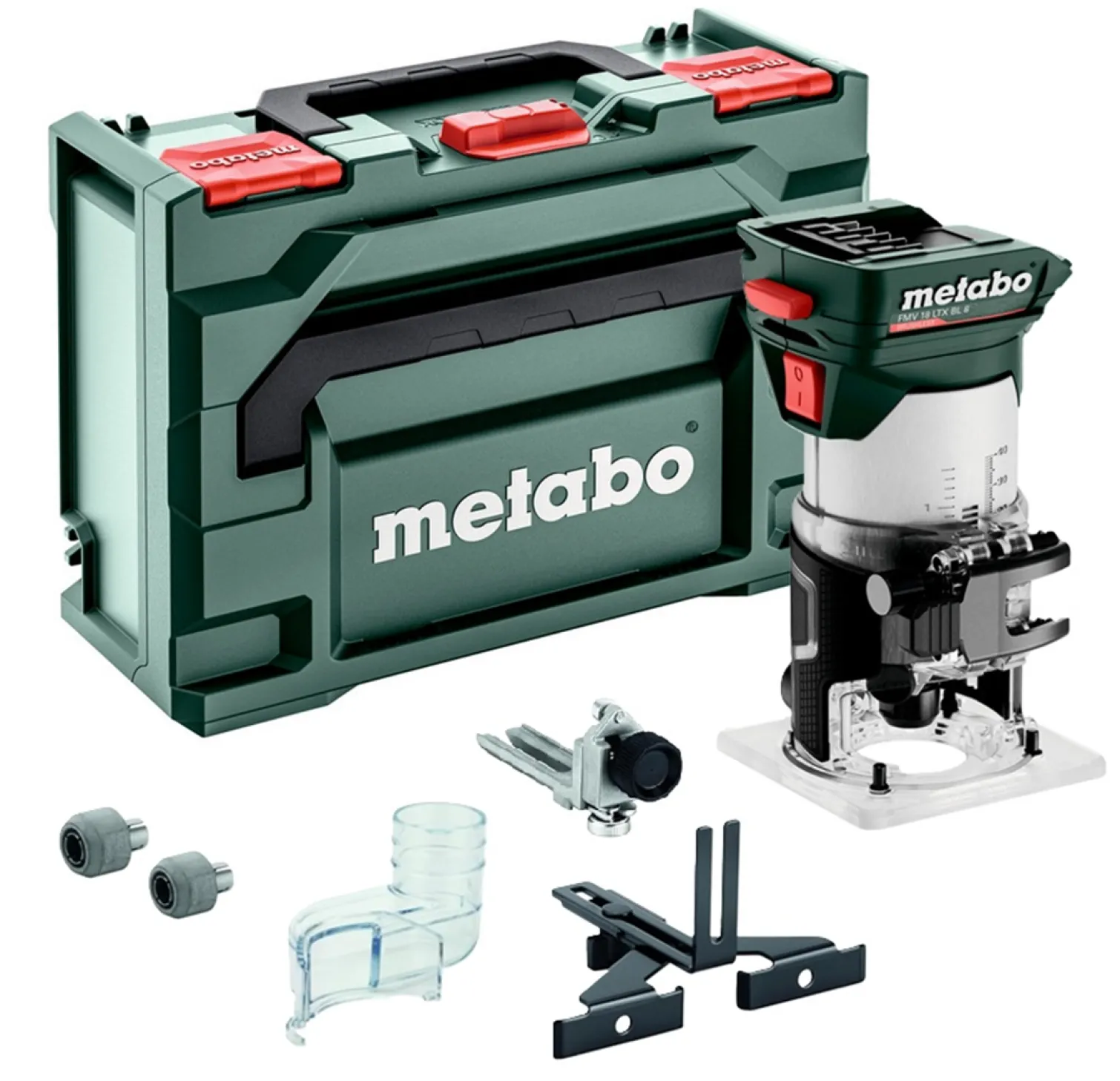 Frezarka krawędziowa Metabo FMV 18 LTX BL 8 metaBOX 145