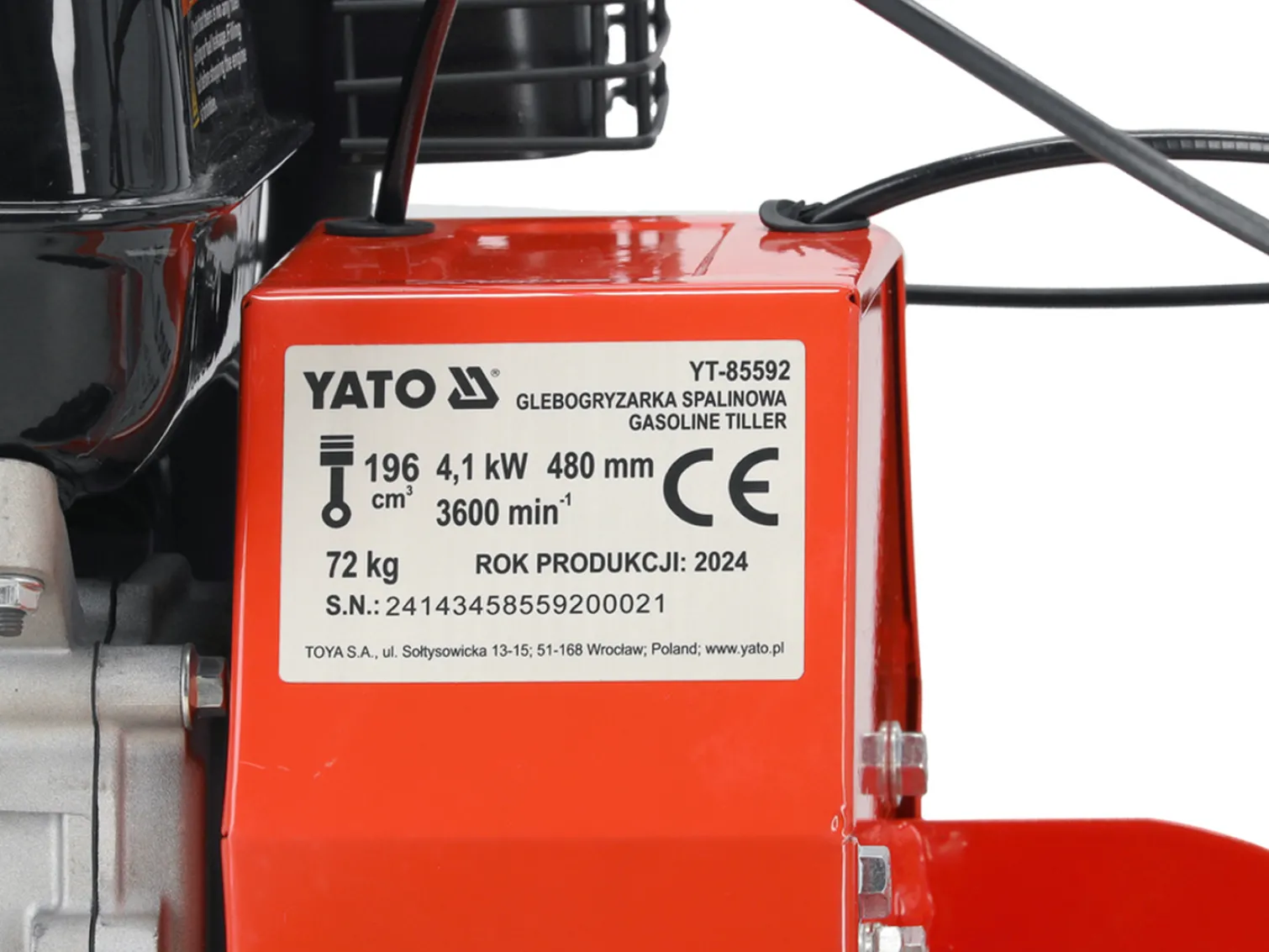 Glebogryzarka spalinowa Yato YT-85592