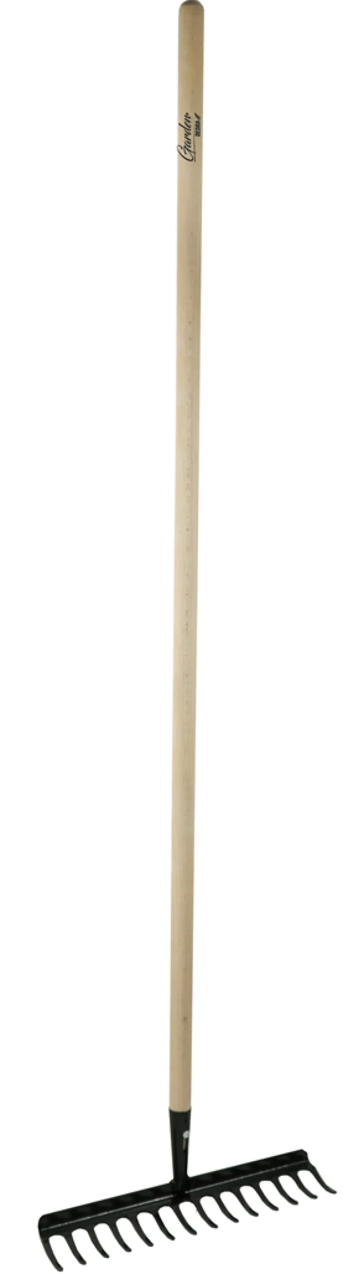Grabie 14-zębne wzmocnione, trzonek drewniany, 132cm Dedra 80C051