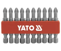 Groty do wkrętarki 10 sztuk PH2 x 50 s2 Yato YT-0478