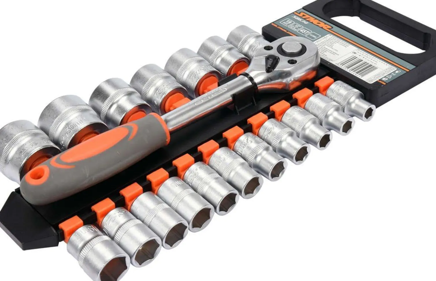 Grzechotka 1/2" z nasadkami Sthor 58634