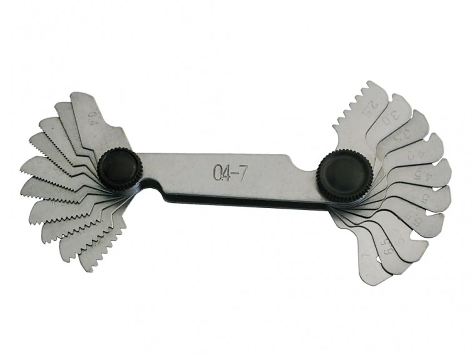 Gwintomierz metryczno-calowy 0.25-62 58szt. Kmitex G610-060