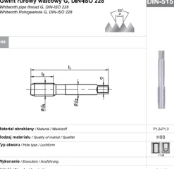 Gwintownik maszynowy Fanar 8288