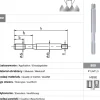 Gwintownik maszynowy wysokowydajny Fanar 8424