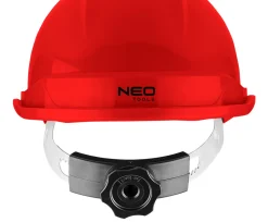 Hełm przemysłowy z paskiem podbródkowym, czerwony Neo 97-224