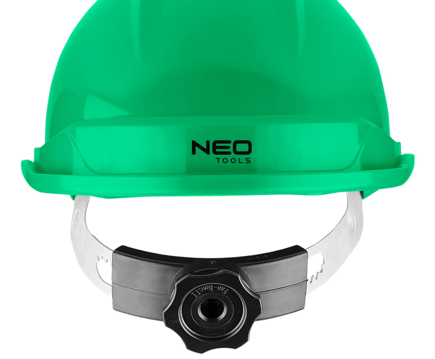 Hełm przemysłowy z paskiem podbródkowym, zielony Neo 97-223