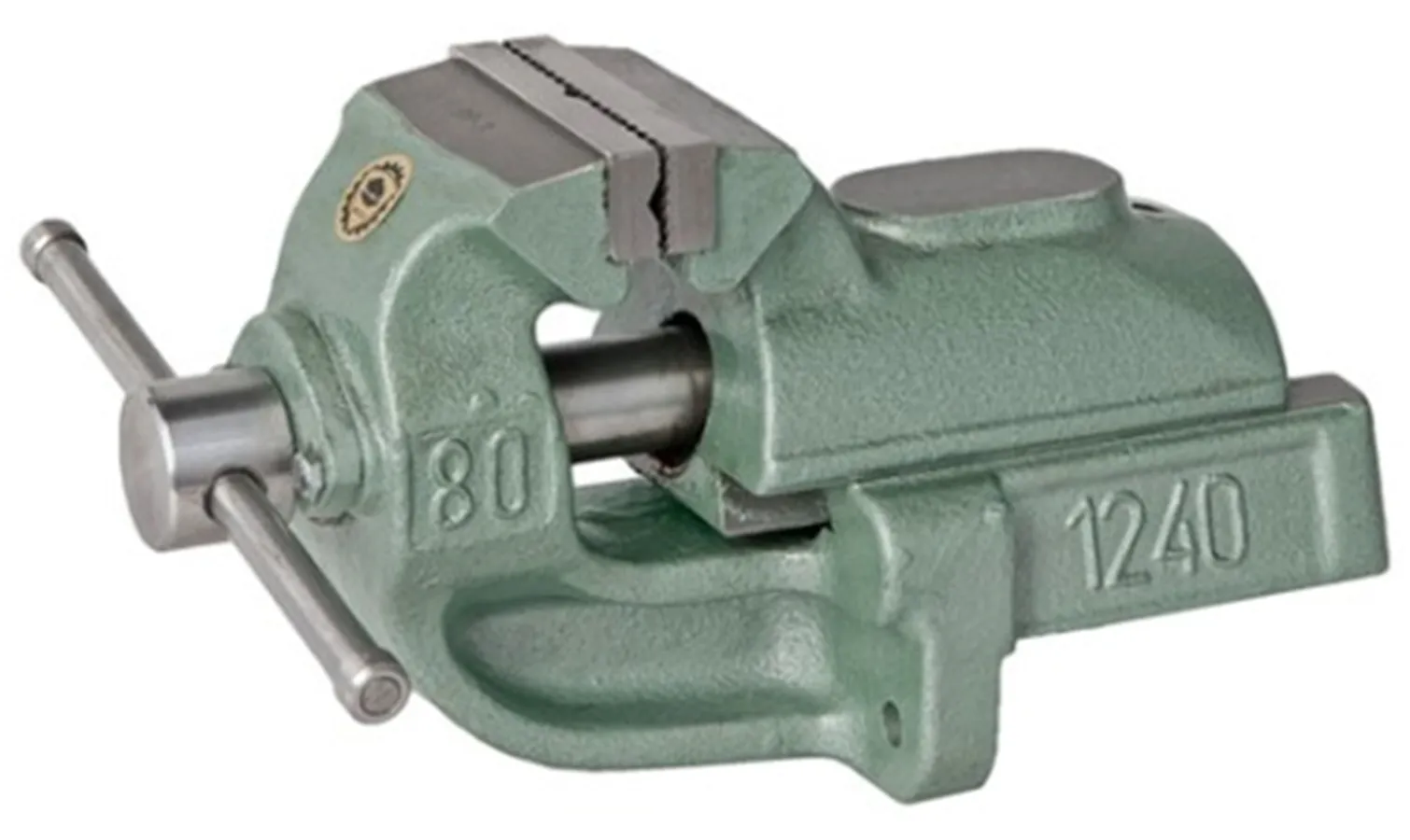 Imadło ślusarskie 1240-150L stałe z prowadzeniem pryzmowym Bison S.A. 5907412037981