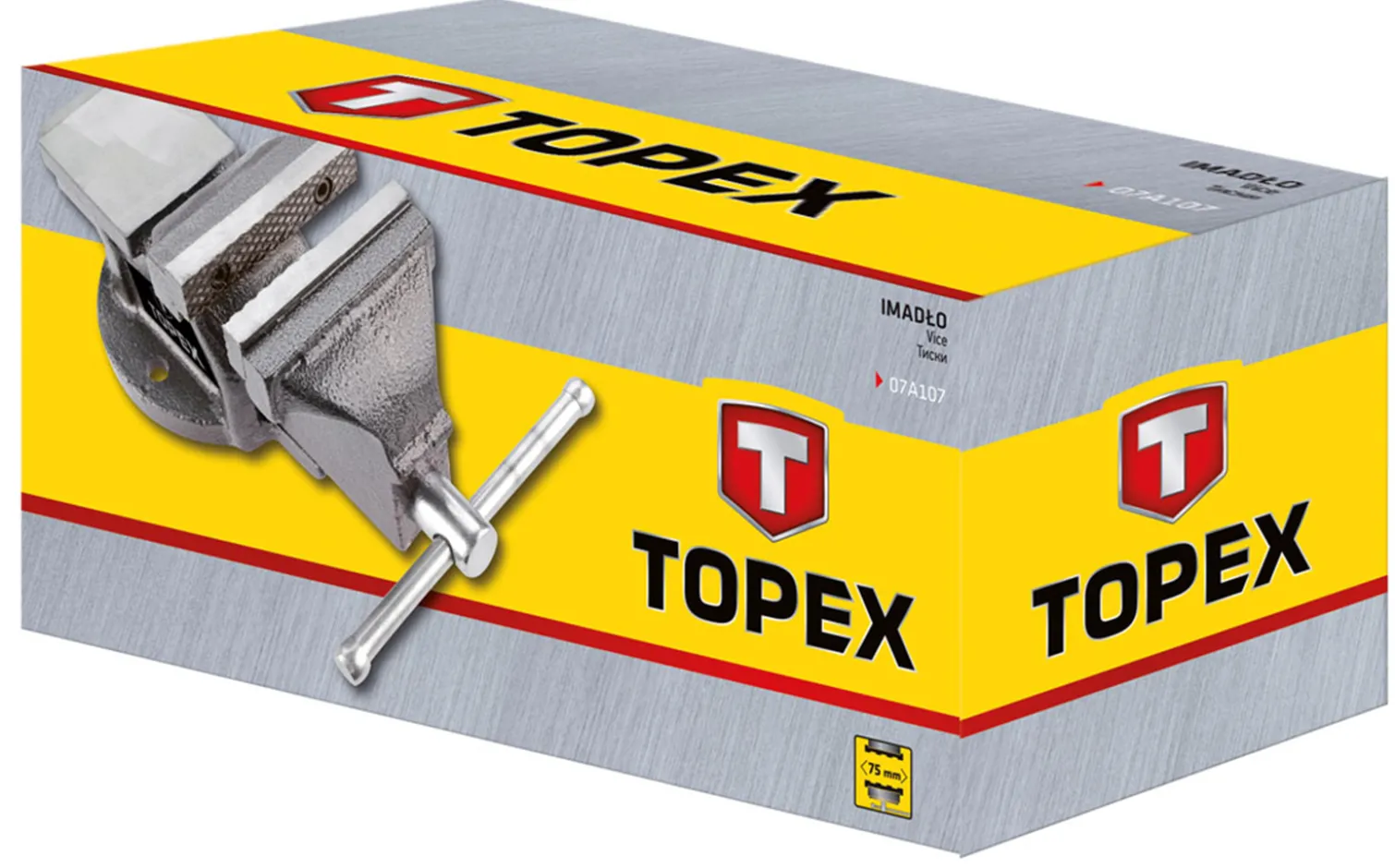 Imadło ślusarskie 75mm Topex 07A107