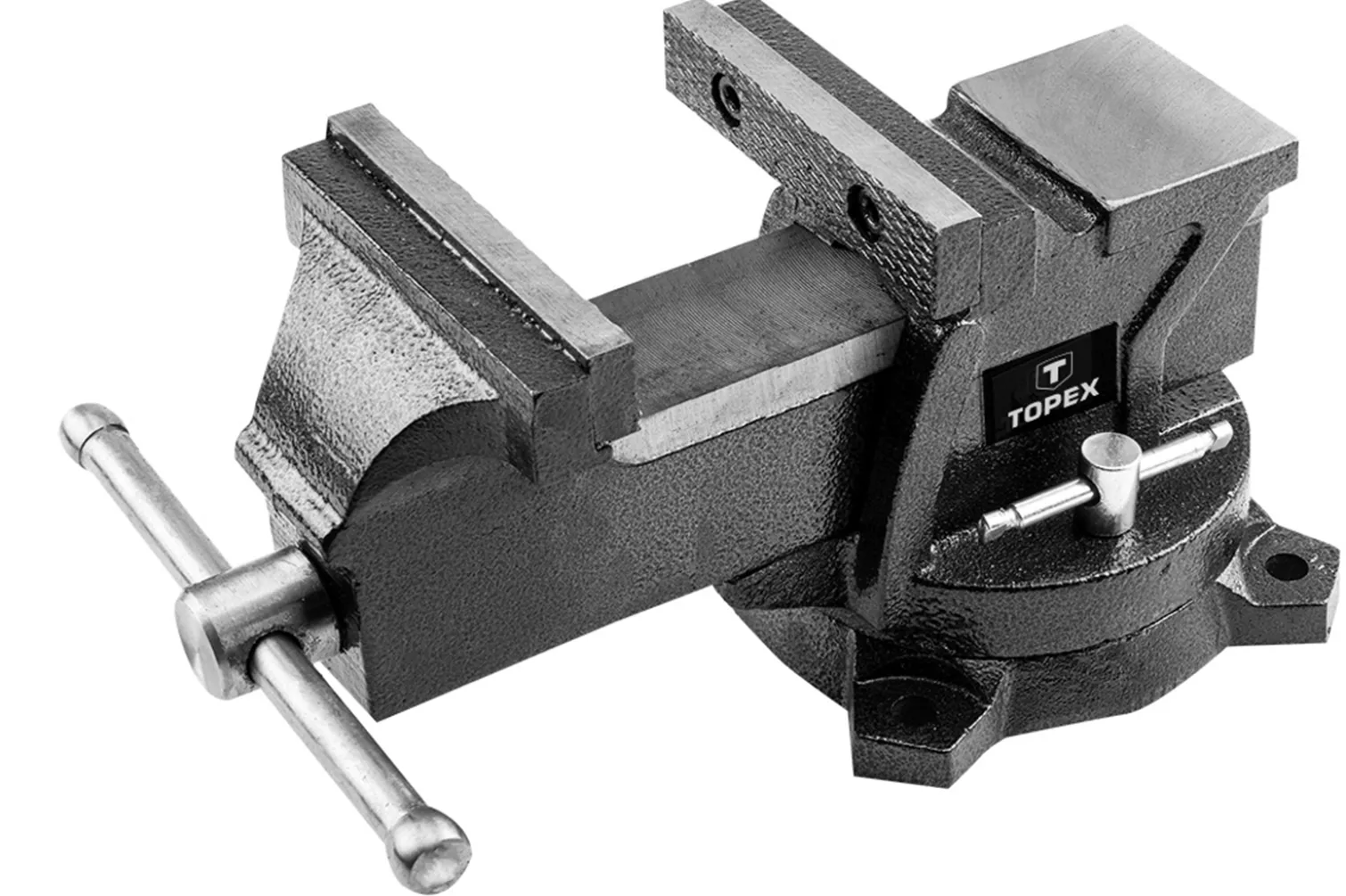Imadło ślusarskie obrotowe 125mm Topex 07A212