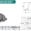 Imadło maszynowe 6512-125 z przesuwną śrubą Bison S.A. 5907412038957